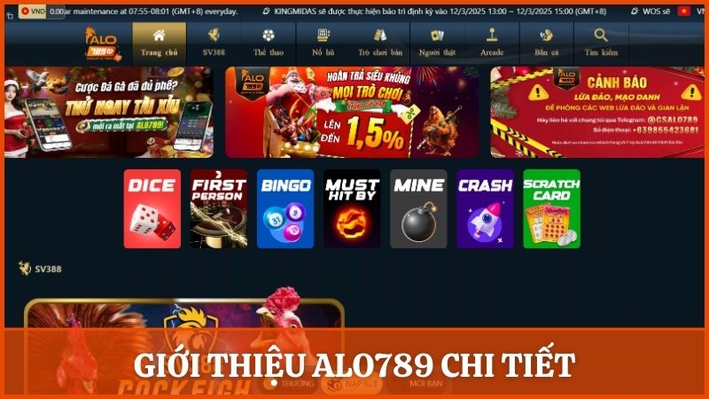 Giới thiệu Alo789 - Nền tảng cá cược hợp pháp với đa dạng sản phẩm chất lượng