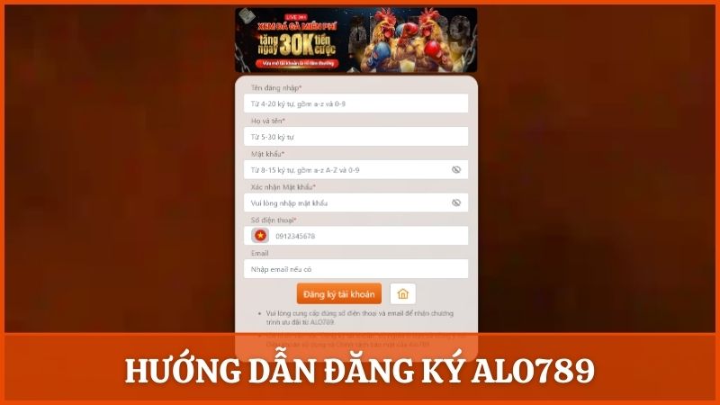 Hướng dẫn Alo789 dành cho người mới đăng ký tài khoản