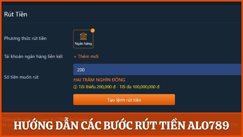 Hướng dẫn chi tiết cách rút tiền thưởng từ Alo789, người mới dễ thực hiện